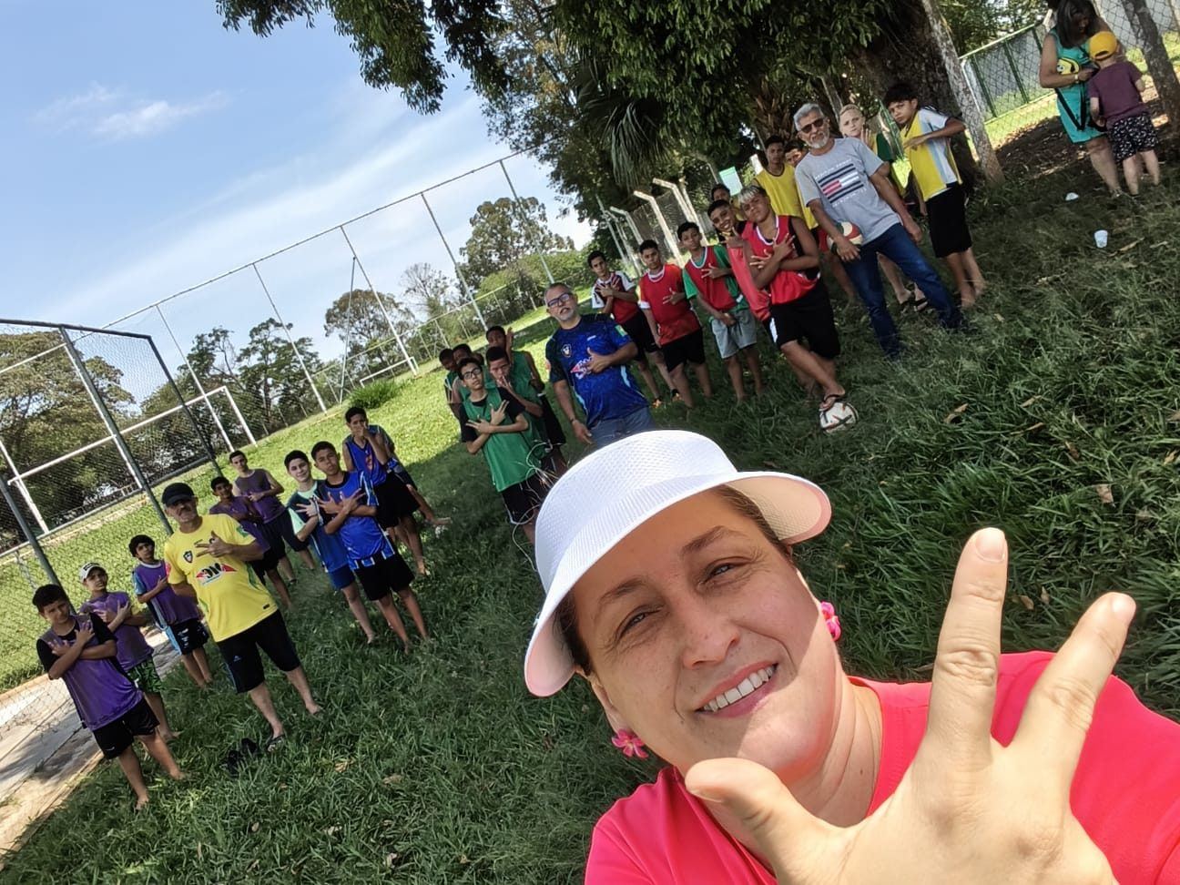 Crianças e jovens do Projeto União
